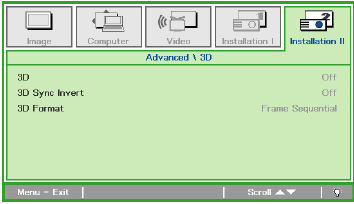 Configuring Promethean PRM-45 and UST projectors for 3D use