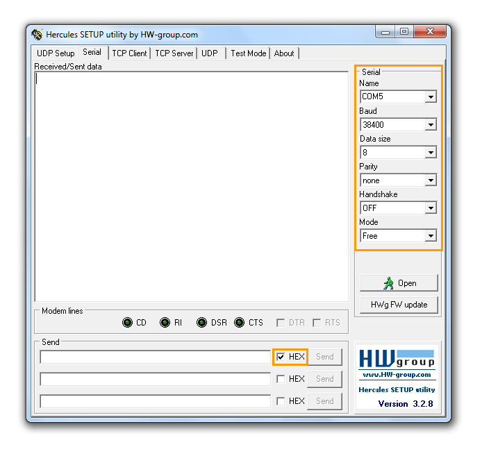 How do I check that the ActivPanel is receiving RS232 commands (using ...