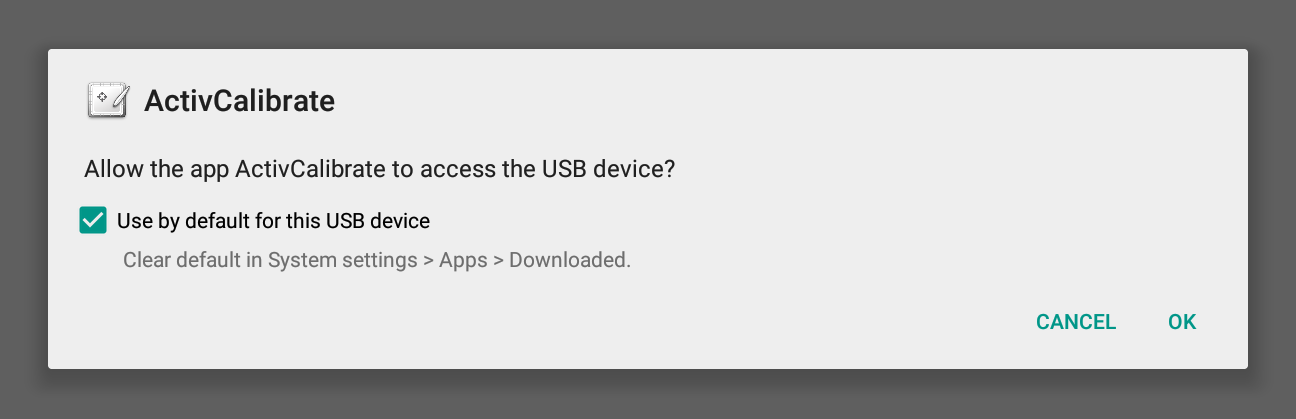 How do I use the ActivCalibrate app?