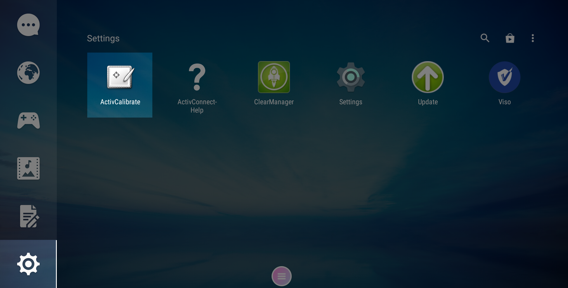 How do I use the ActivCalibrate app?