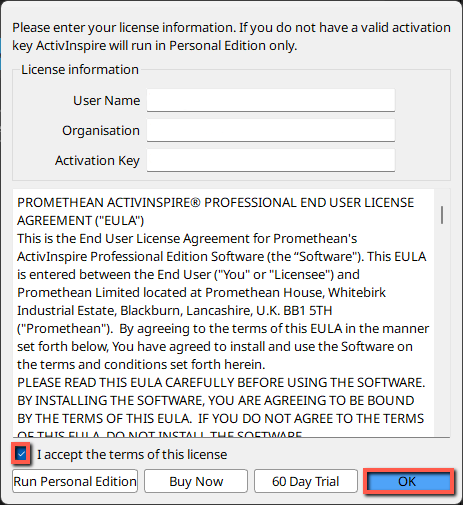 How can I generate an ActivInspire Activation Key?