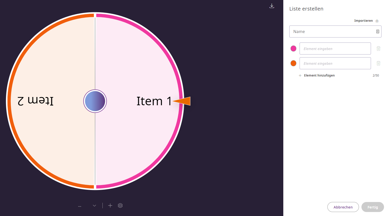 Erste Schritte mit dem Zufallsgenerator
