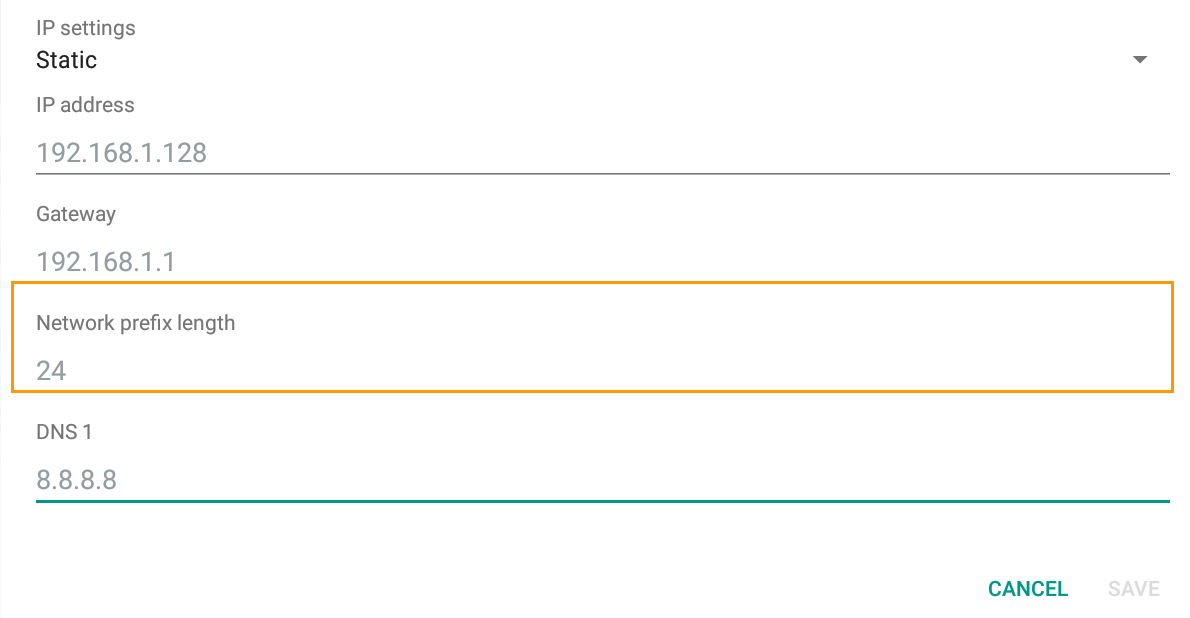 How to set a static IP address (Wi-Fi)