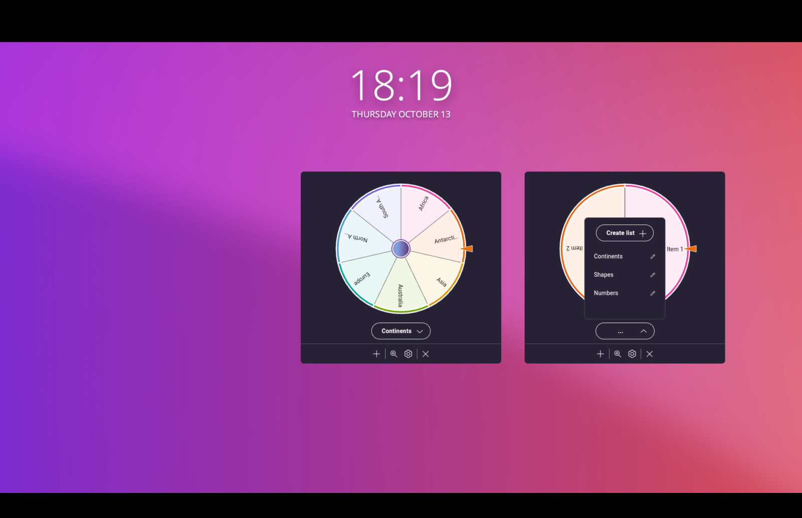 Prise en main de l’application Spinner