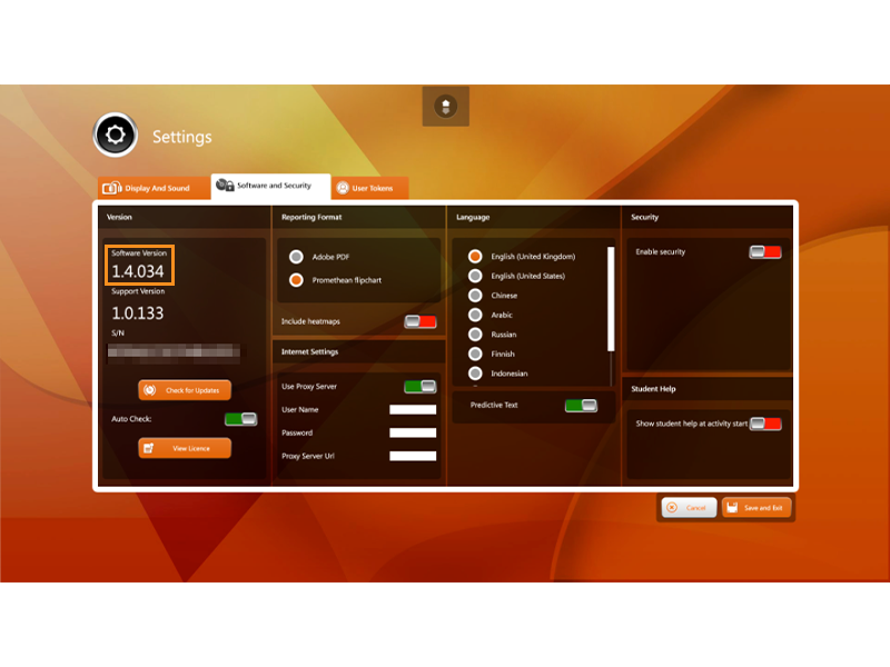 Which software version am I using?