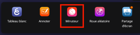 Prise en main de l’appli Timer