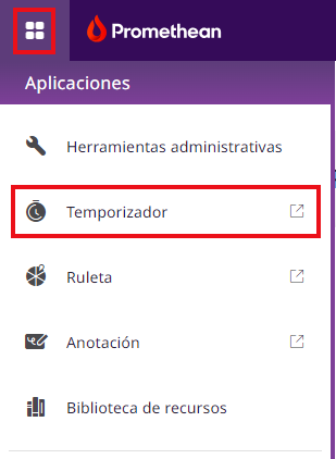 Primeros pasos en la aplicación Temporizador