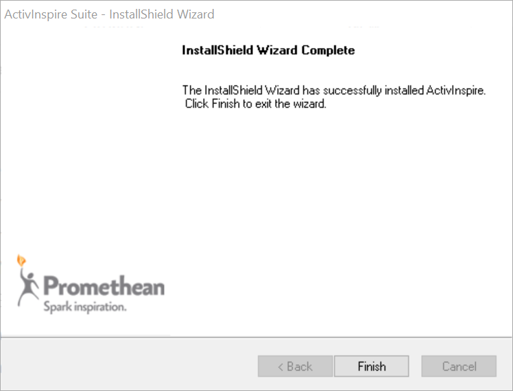 ActivInspire Network Install Instructions for Windows