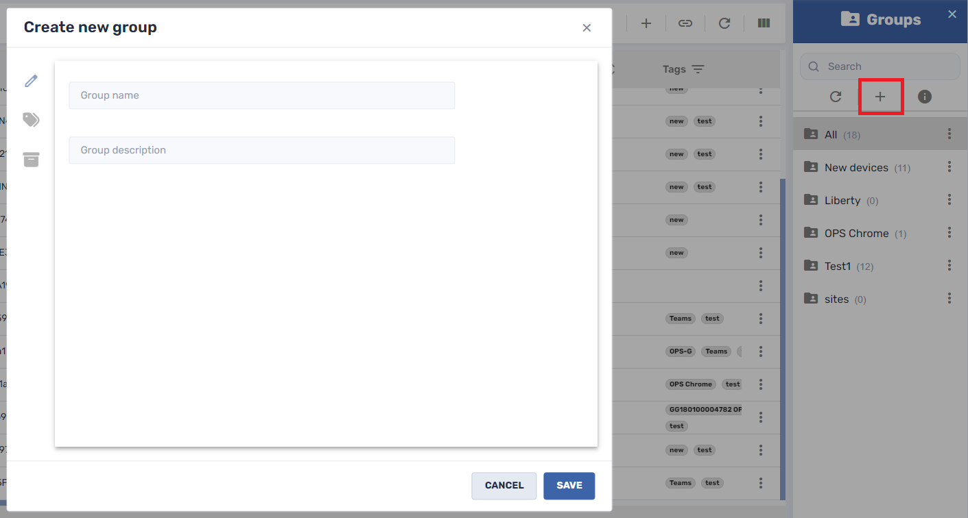 Radix VISO - Creating filter groups