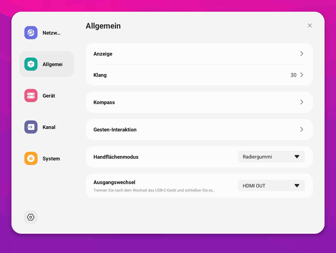 So deaktivieren Sie das Navigationssymbol Kompass auf dem ActivPanel LE ...